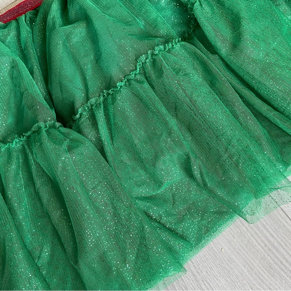 Tutu Sparkly Layered Skirt Elastic Waist. Christmas tutu - Picture 5 of 7